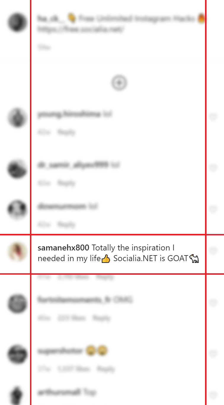 Increase Instagram Custom Comments